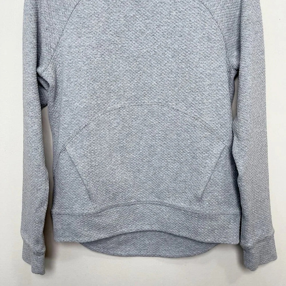 Lululemon Womens 4 Catch A Moment Crew Heathered Core  Light Grey - Picture 6 of 16